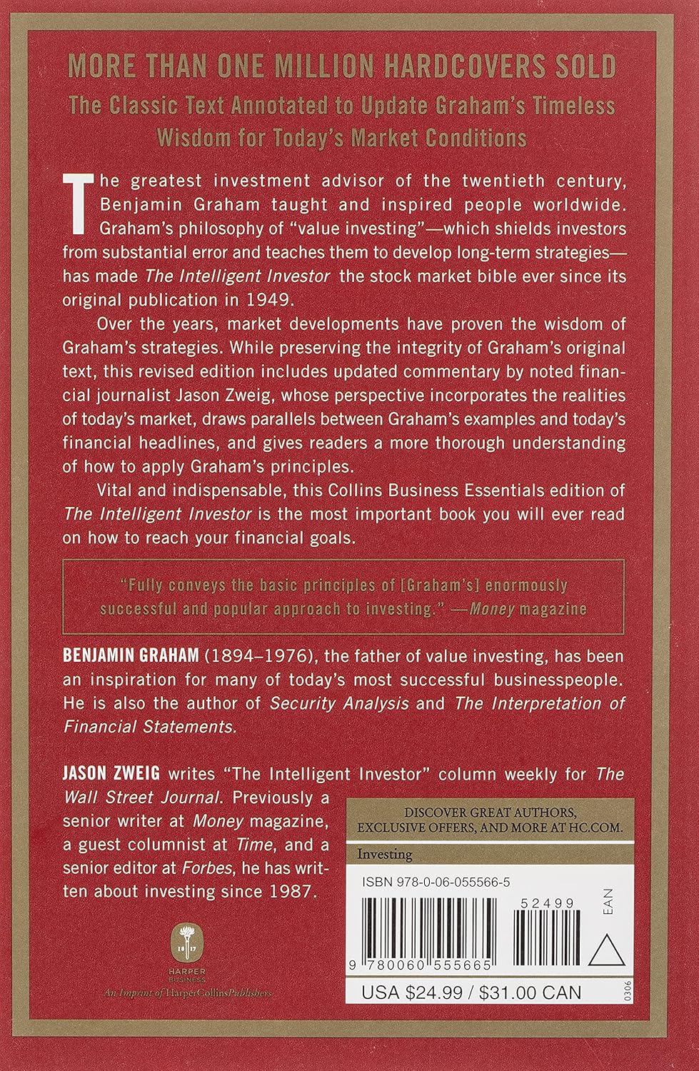 The Intelligent Investor Rev Ed by Benjamin Graham