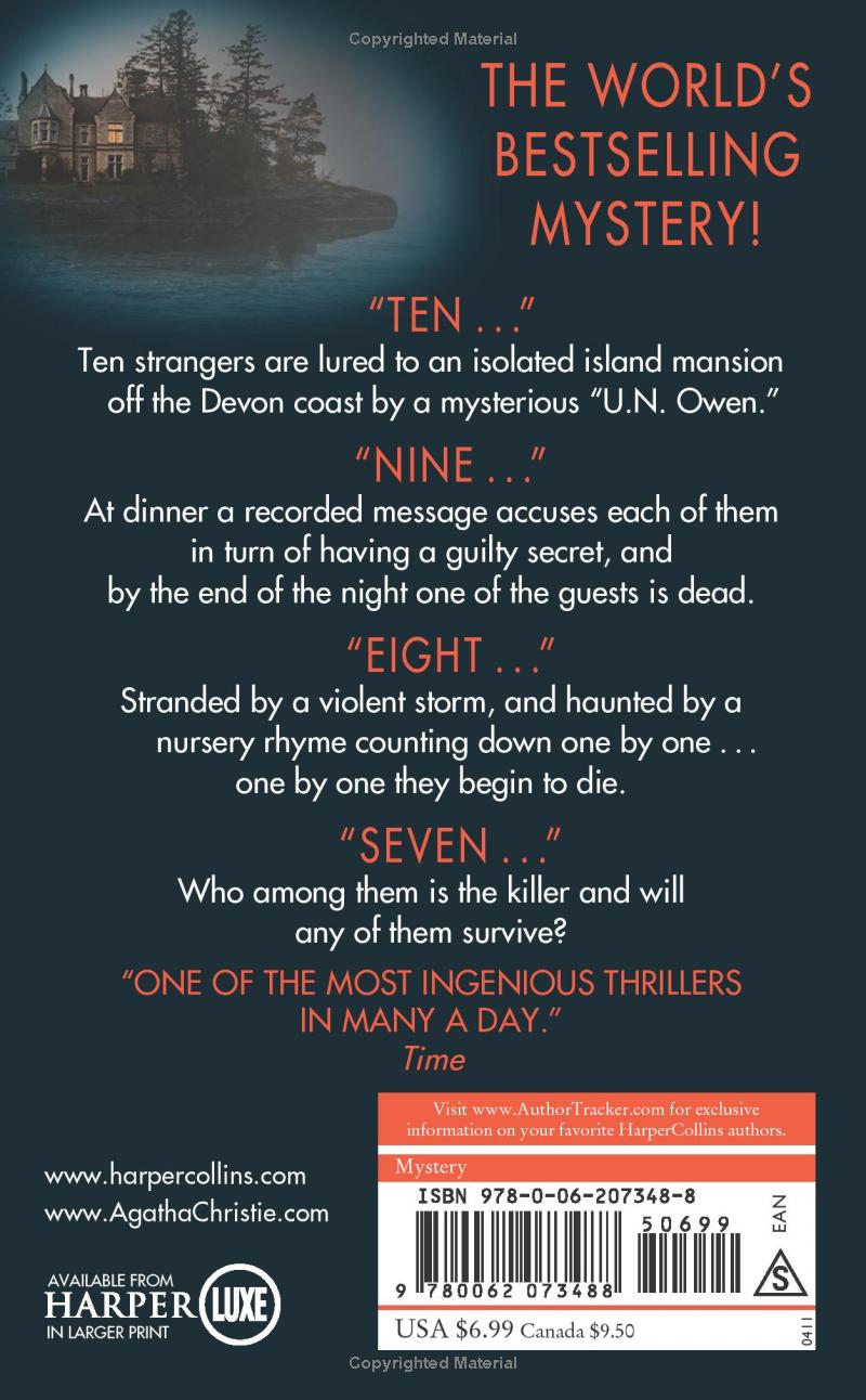 And Then There Were None by Agatha Christie