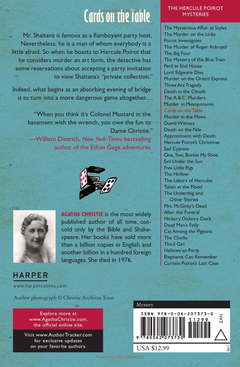 Cards on the Table by Agatha Christie