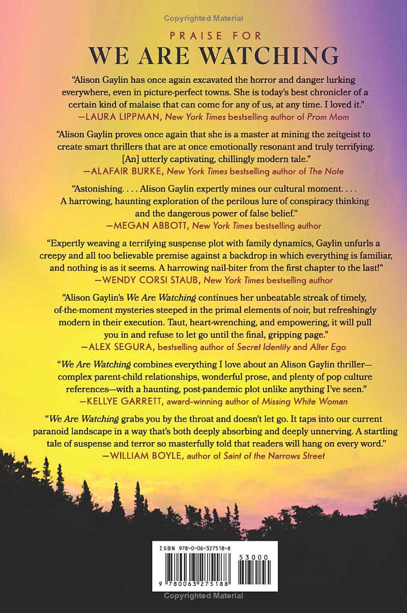 We Are Watching by Alison Gaylin