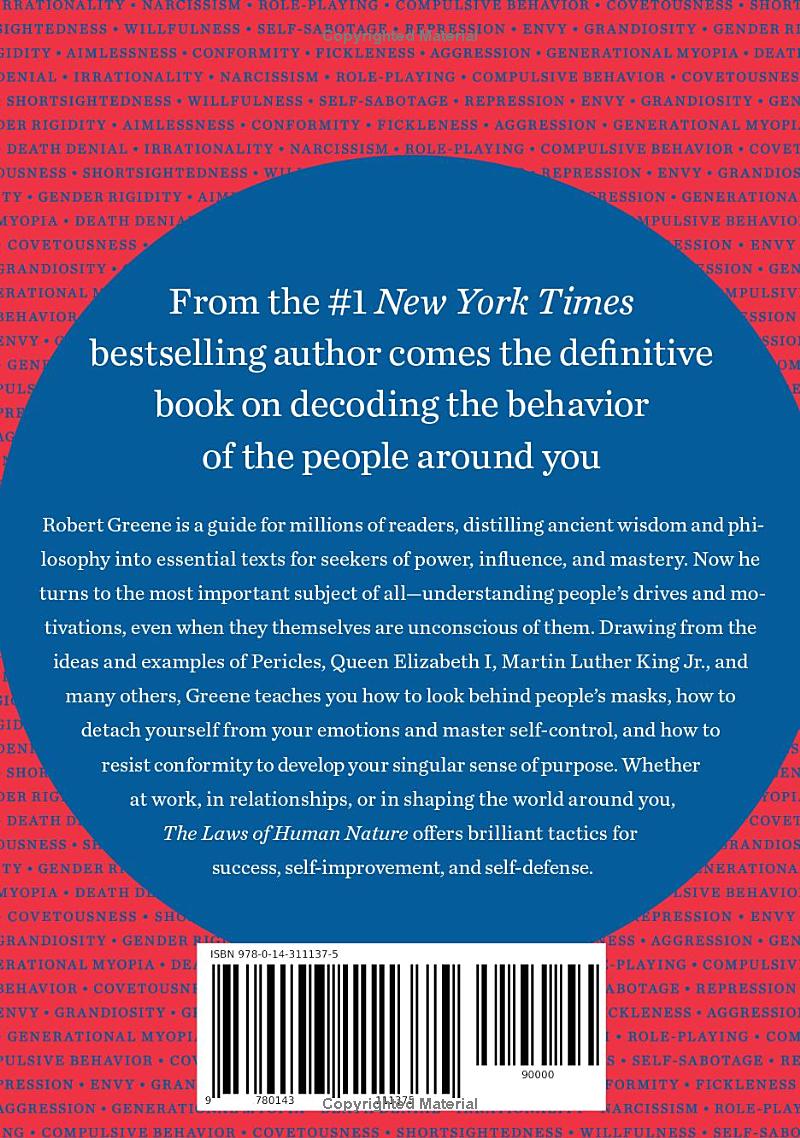 The Laws of Human Nature by Robert Greene