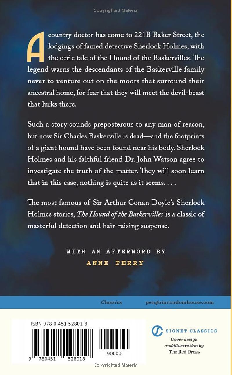 The Hound of the Baskervilles by Sir Arthur Conan Doyle