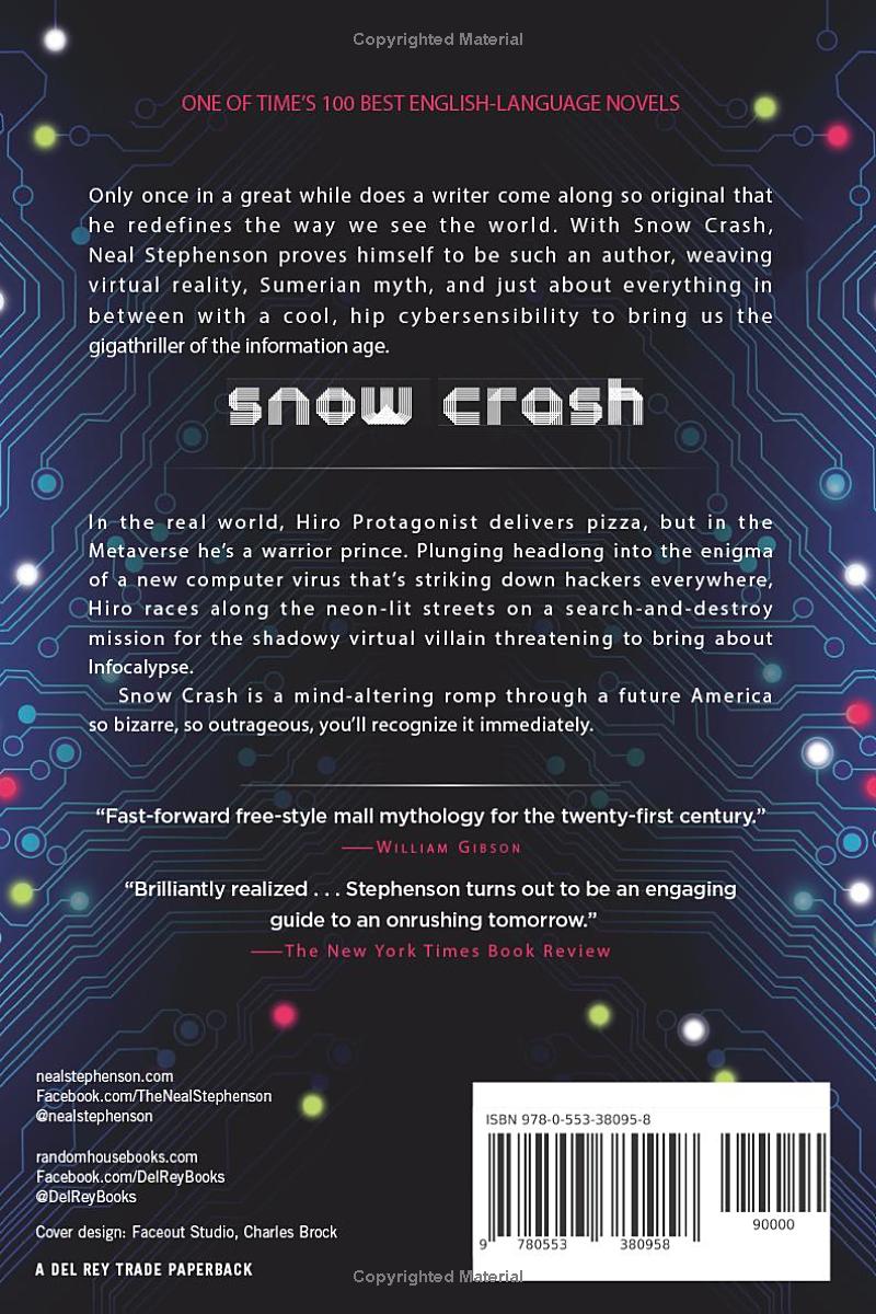 Snow Crash by Neal Stephenson