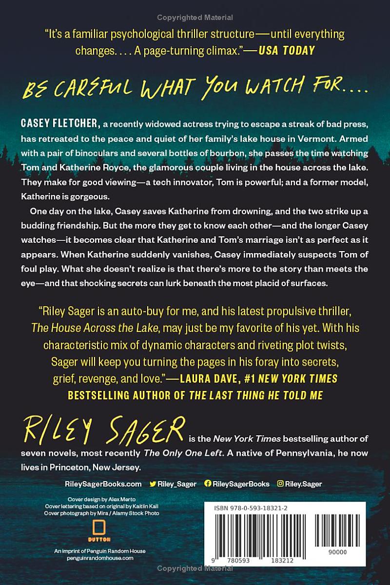 The House Across the Lake by Riley Sager