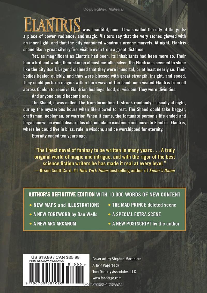 Elantris by Brandon Sanderson