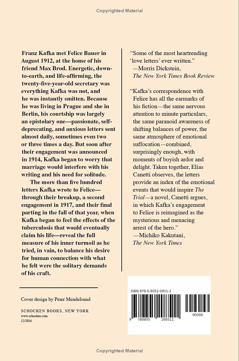 letters to felice by Franz Kafka