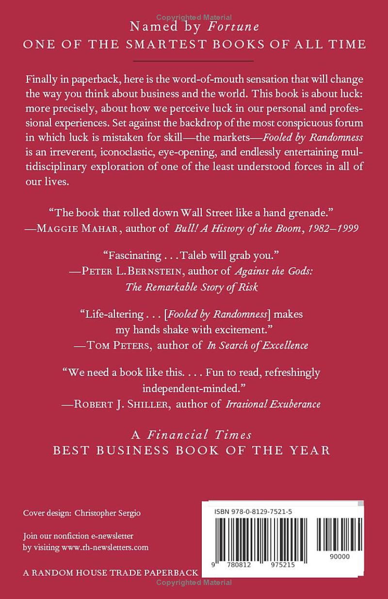 Fooled by Randomness by Nassim Nicholas Taleb