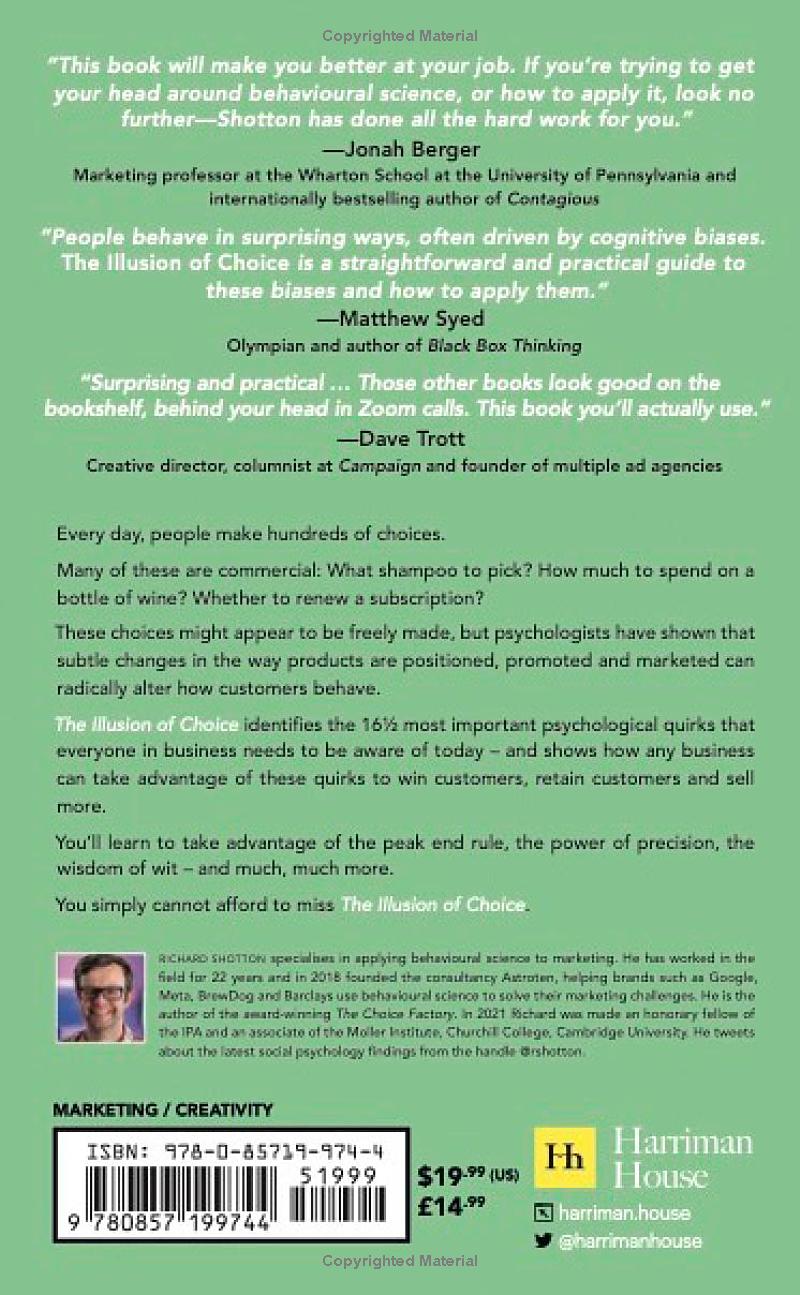 The Illusion of Choice by Richard Shotton