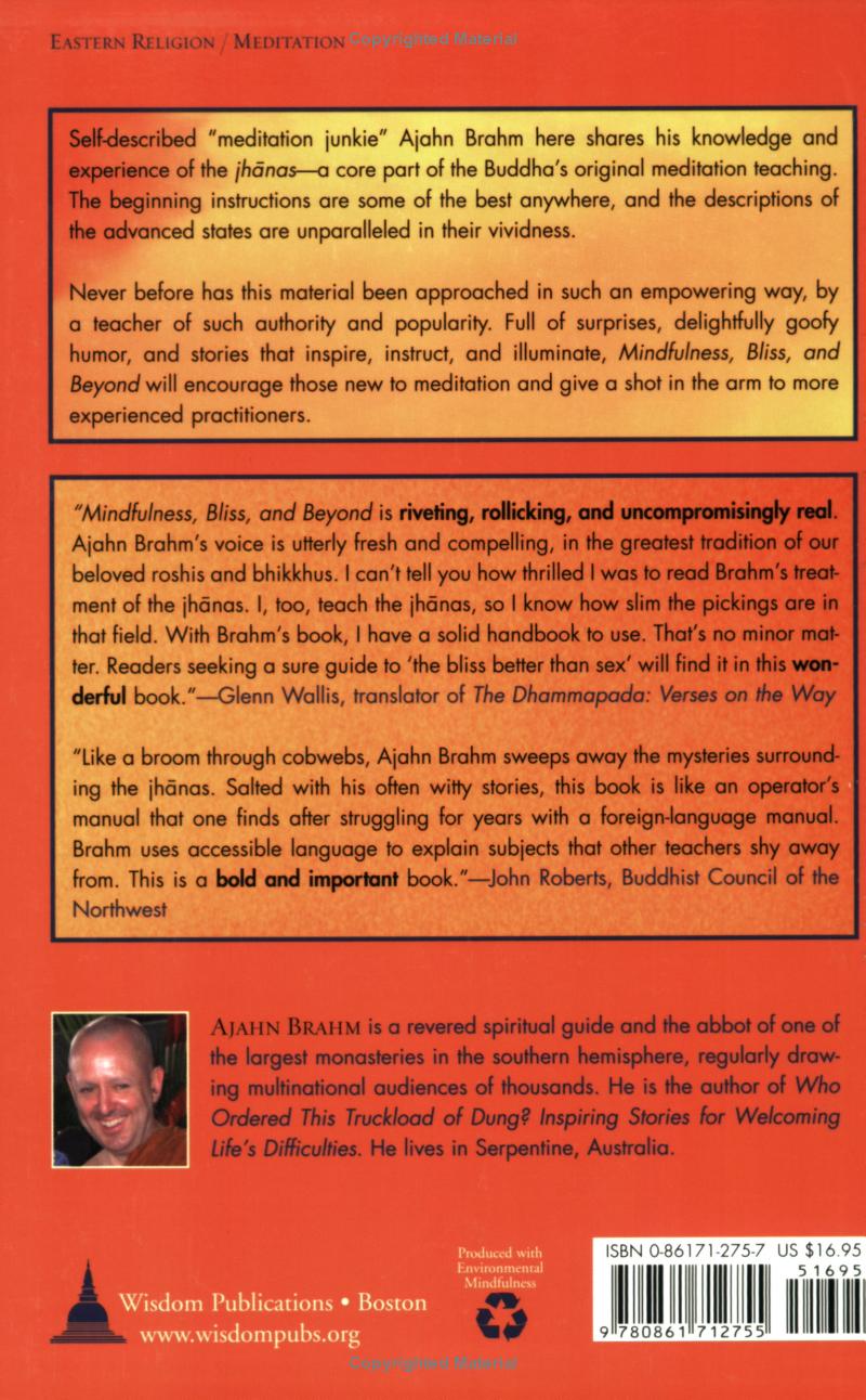 Mindfulness, Bliss, and Beyond by Ajahn Brahm