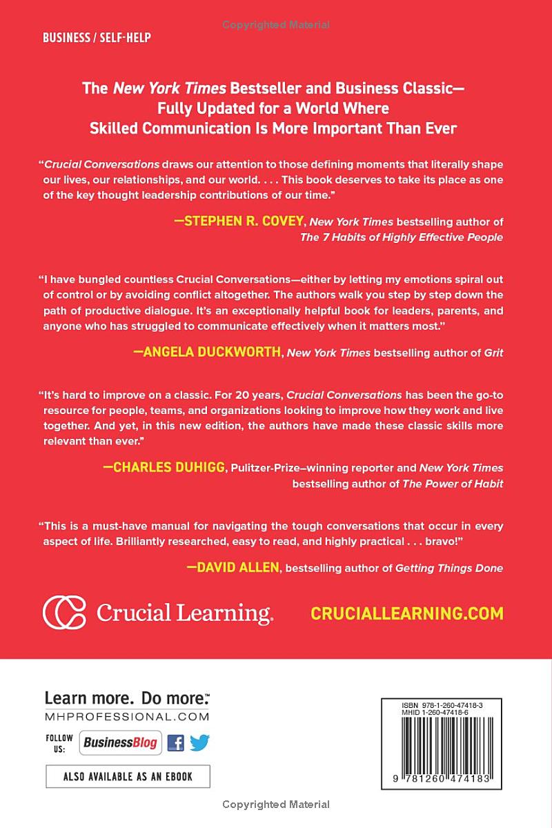 Crucial Conversations by Grenny