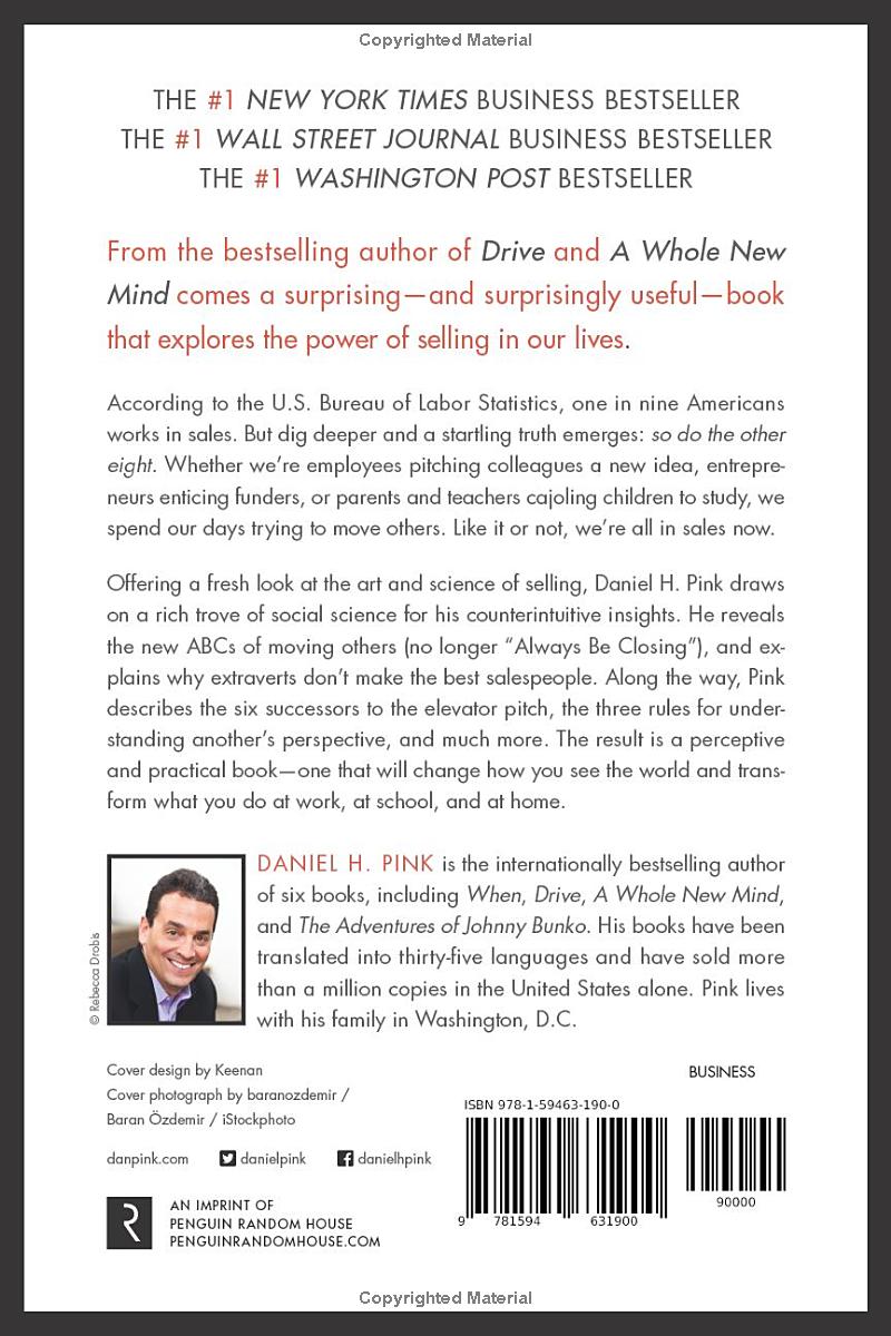 To Sell Is Human by Daniel H. Pink