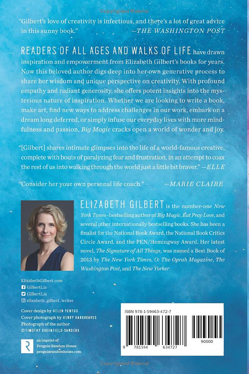 Big Magic by Elizabeth Gilbert