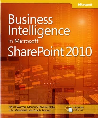 Business Intelligence in Microsoft Sharepoint 2010 
by Norm Warren 