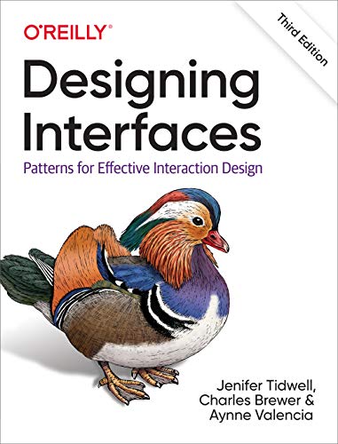 Designing Interfaces
by Jenifer Tidwell 