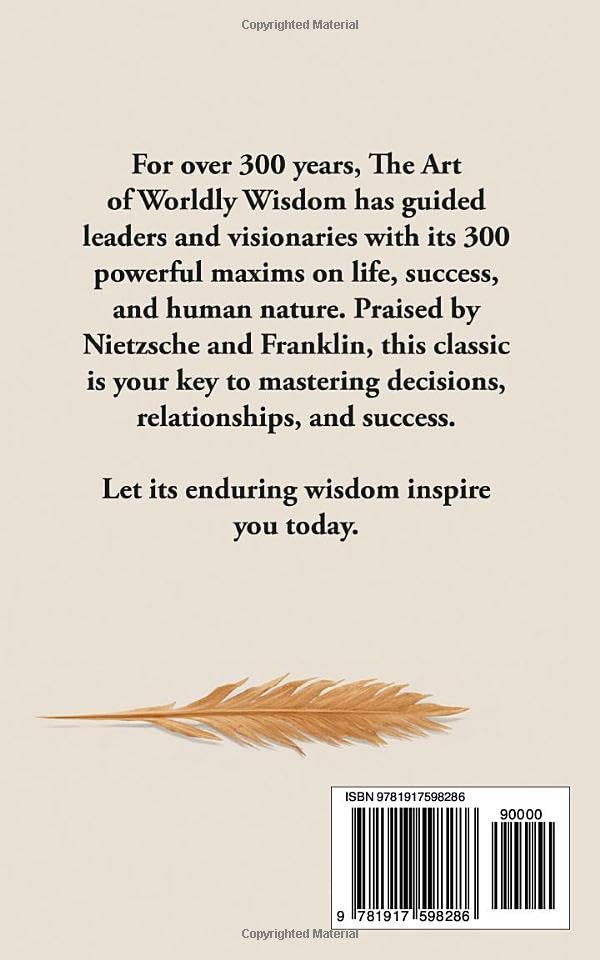 The Art of Worldly Wisdom by Baltasar Gracián