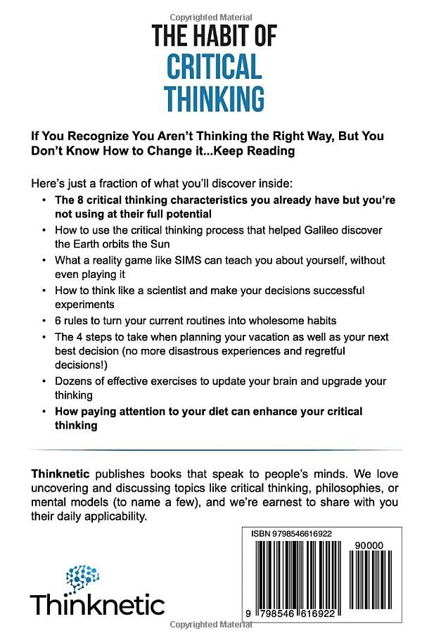 The Habit Of Critical Thinking by Thinknetic