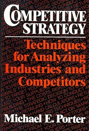Competitive Strategy
by Michael E. Porter 
