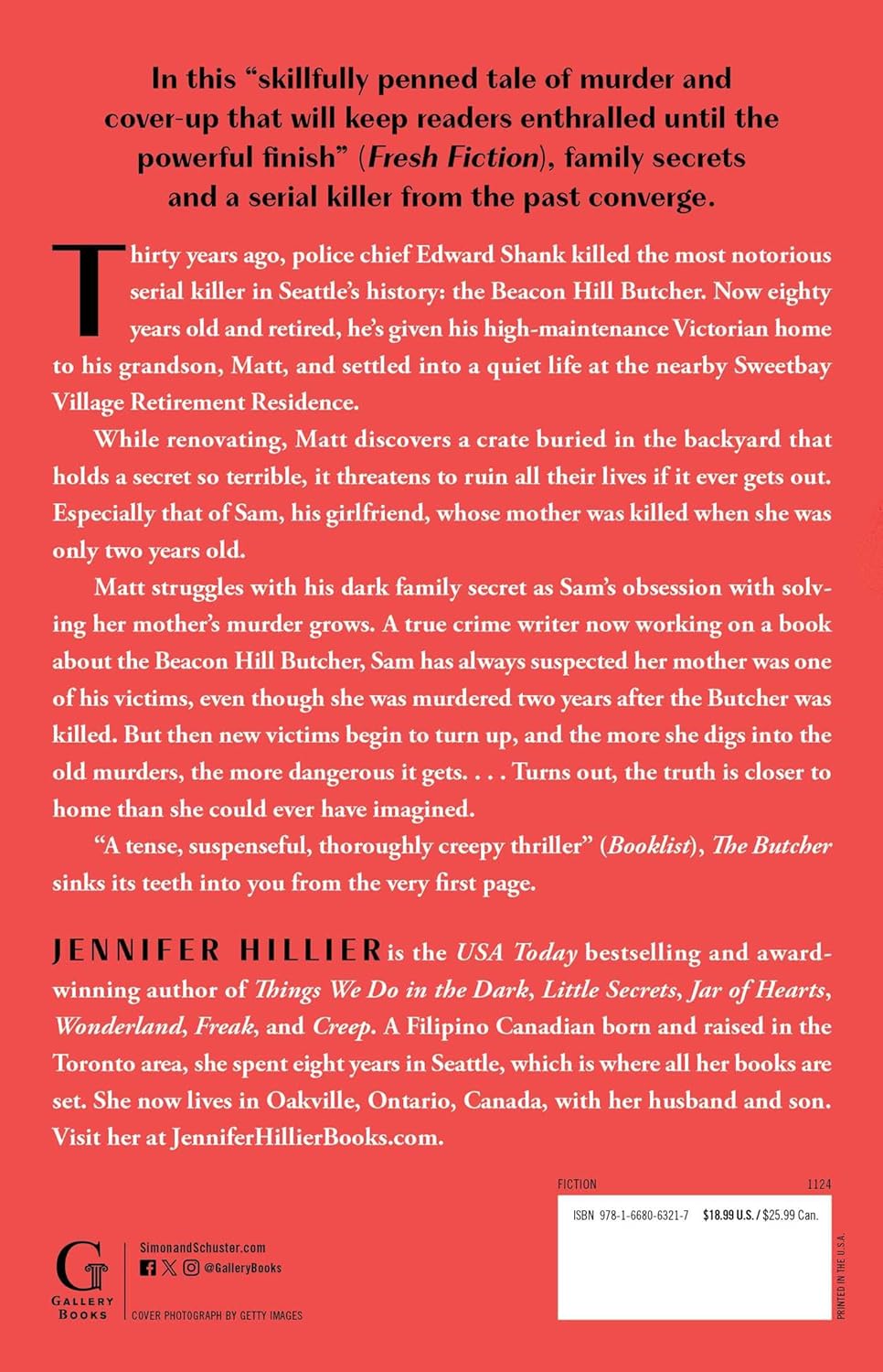 The Butcher by Jennifer Hillier
