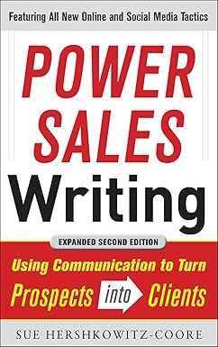 Power Sales Writing
by Sue A. Hershkowitz-Coore