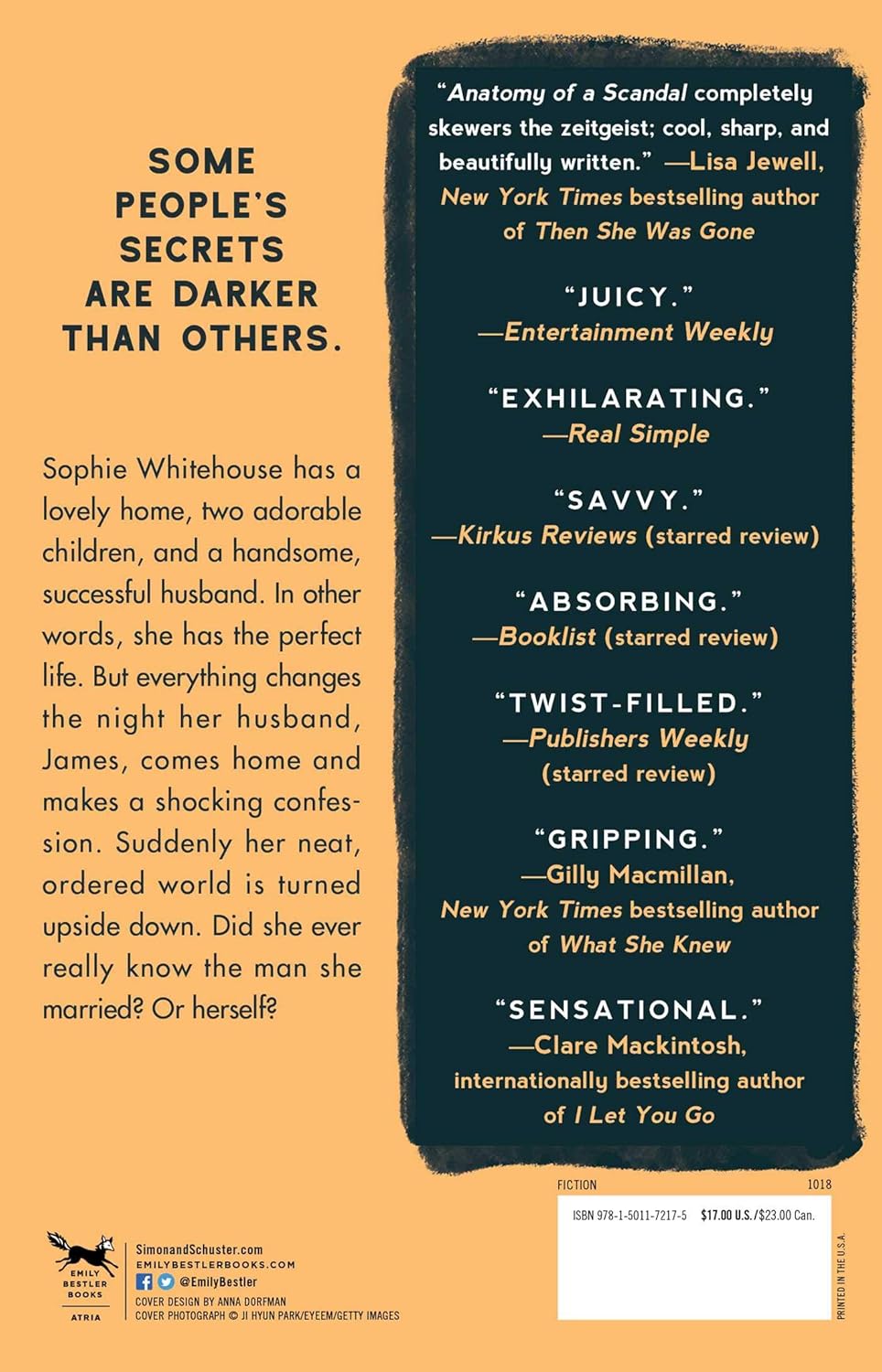 Anatomy of a Scandal by Sarah Vaughan
