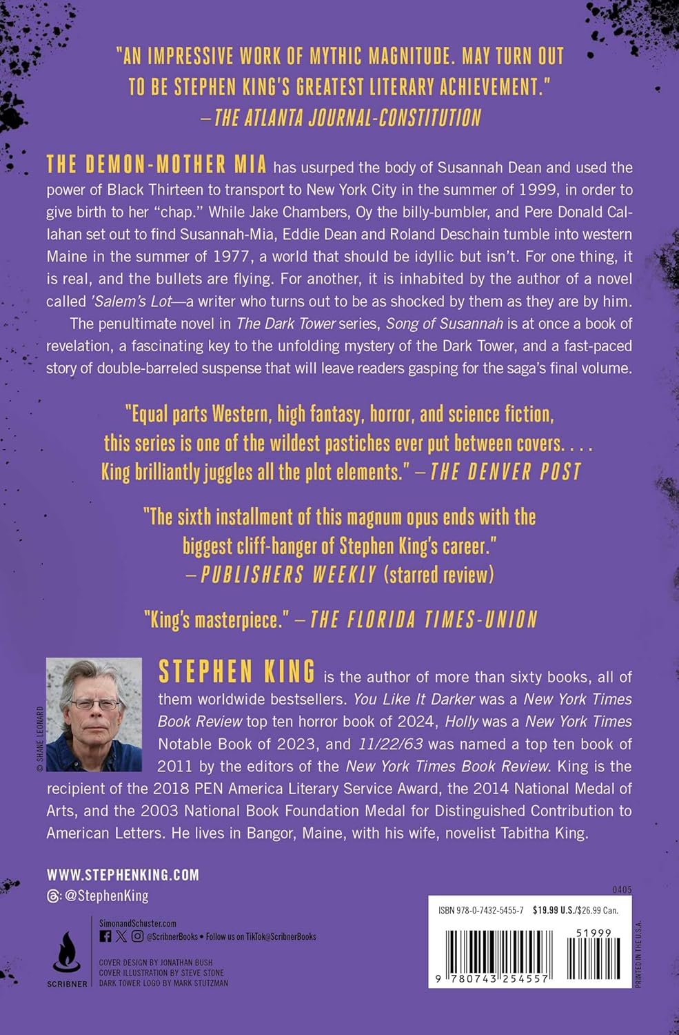 The Dark Tower Song of Susannah by Stephen King