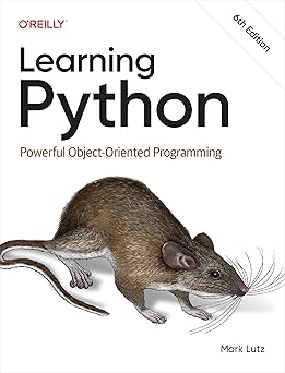 Learning Python
by Mark Lutz 