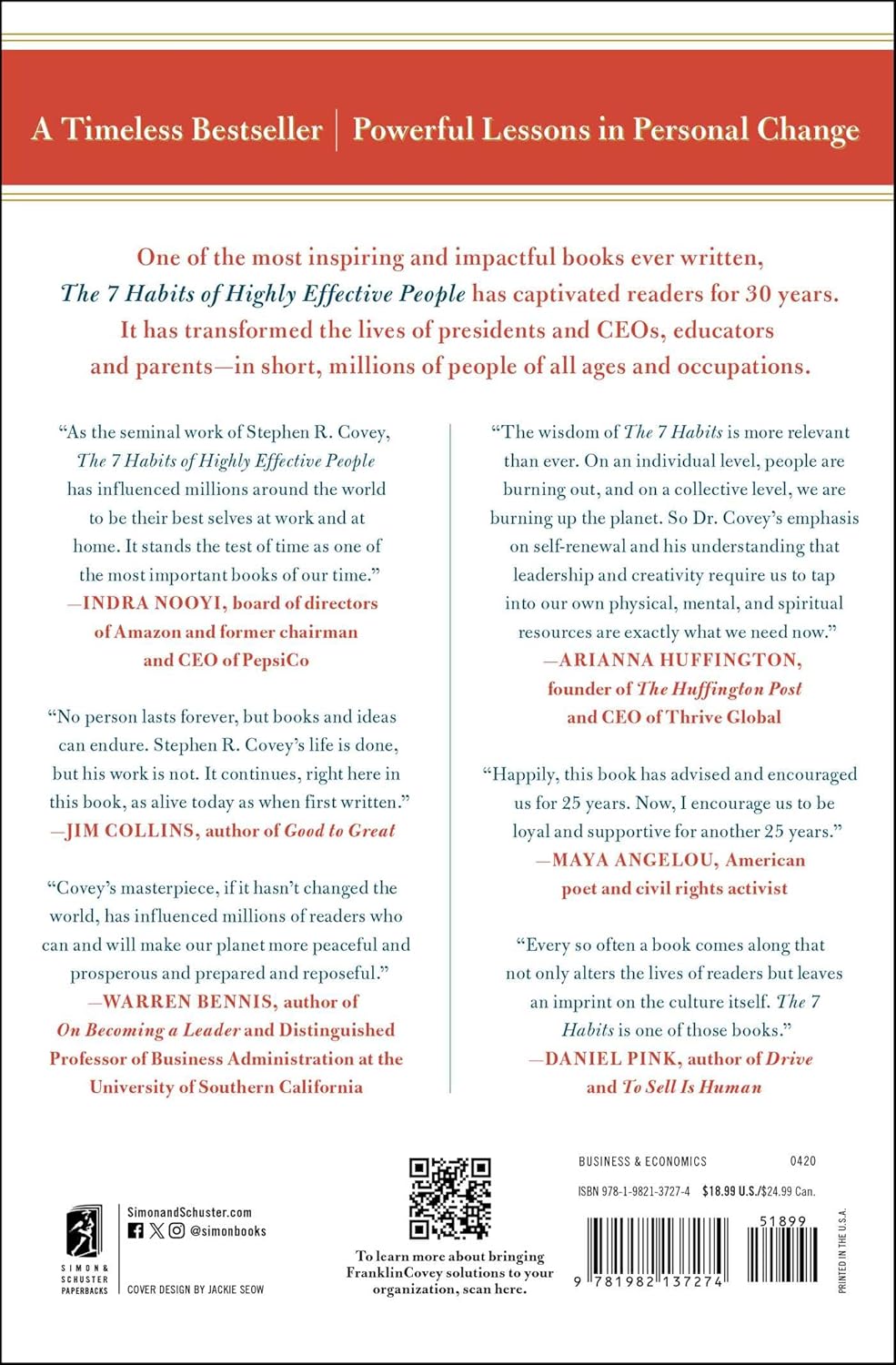 The 7 Habits of Highly Effective People by Stephen R. Covey