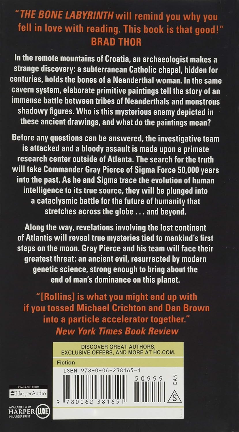 The Bone Labyrinth by James Rollins