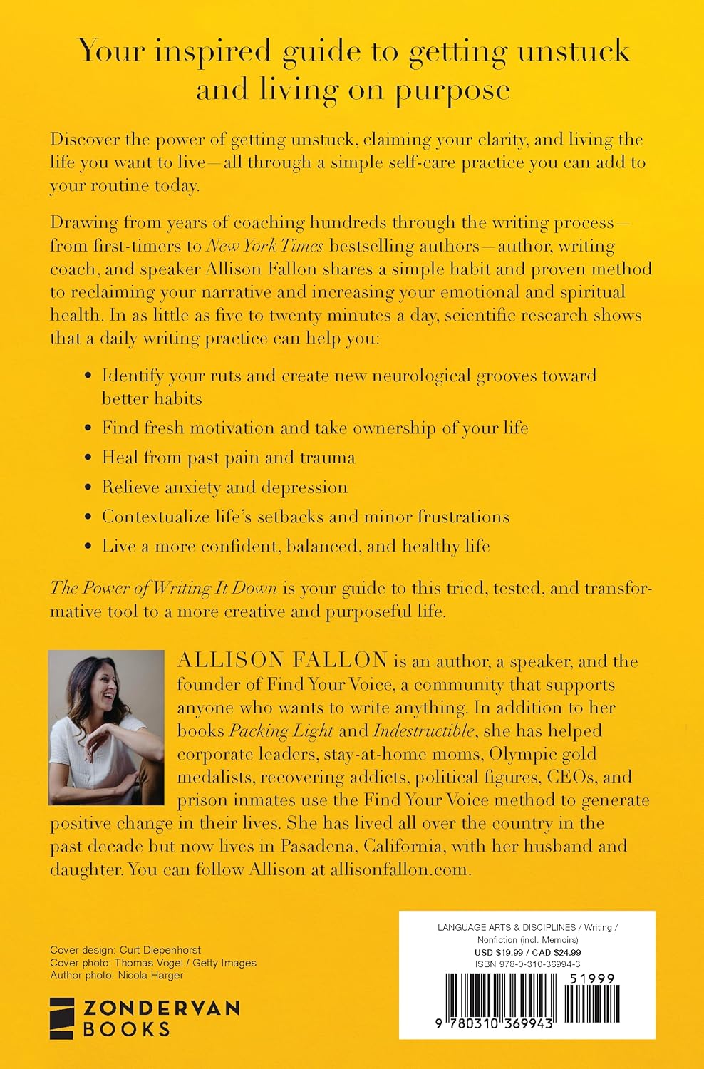 The Power of Writing It Down by Allison Fallon