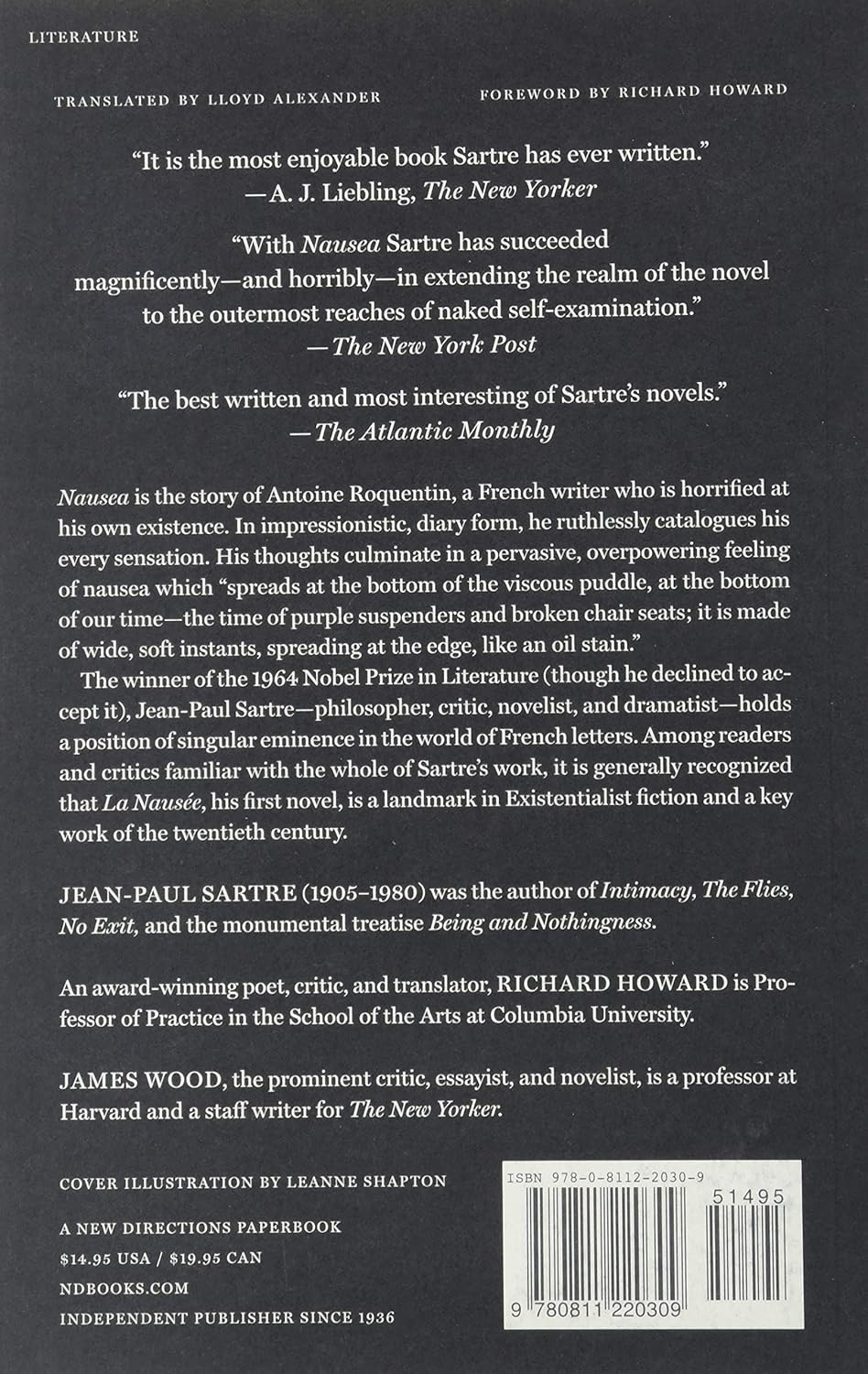 Nausea by Jean-Paul Sartre